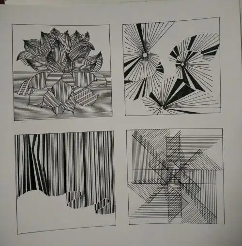 点线面蝴蝶简笔画 第2页设计基础三大构成精讲教程   平面设计学院