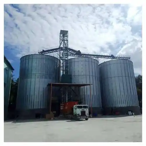 小麦筒仓粮仓钢板仓100吨筒仓加厚免费设计