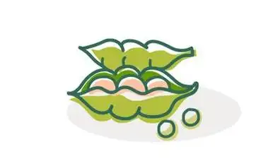 卡通豆子简笔画