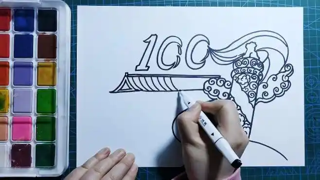 建党100周年爱国主题儿童画-母婴亲子视频-搜狐视频