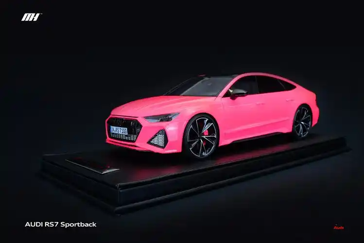 motorhelix118比例树脂精品系列奥迪rs7荧光粉