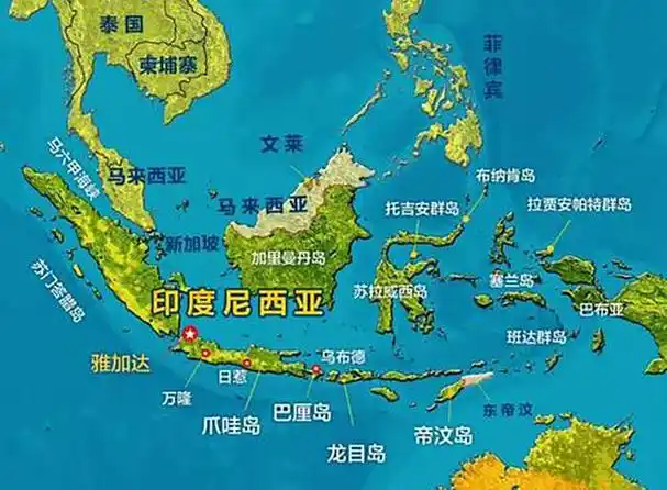 印度尼西亚面积,印尼国土面积大吗(人口2.62亿面积190万)