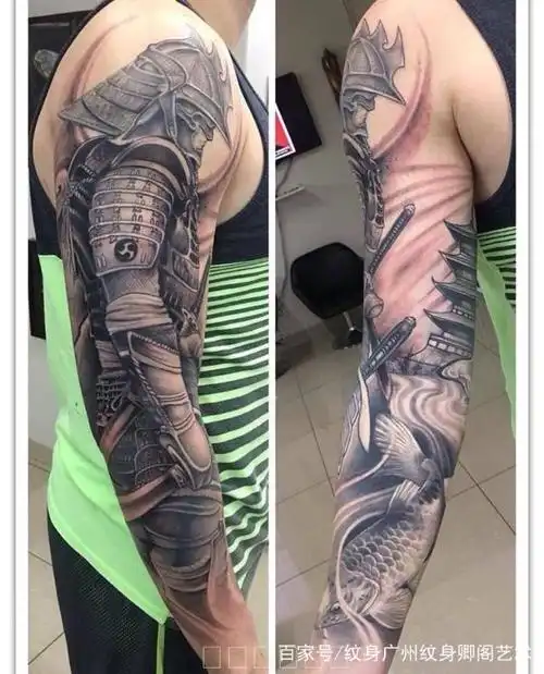 半甲纹身图腾:适合男生的15个大面积纹身图案,看看有你喜欢的吗_佛经
