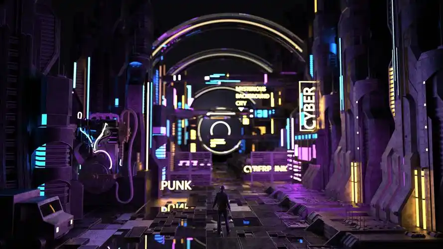 赛博朋克城市场景习作