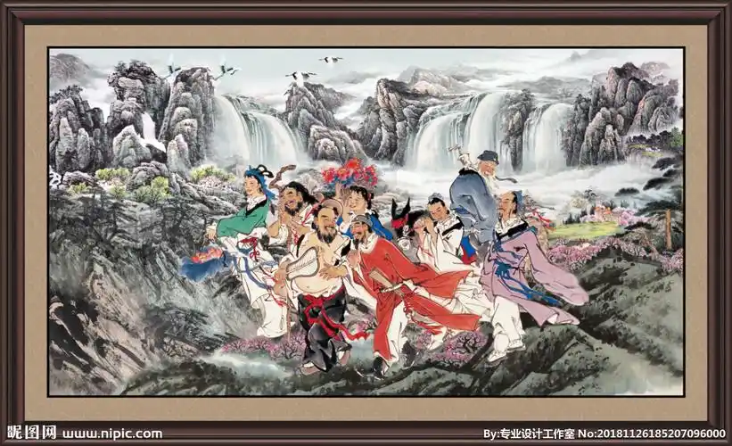 八仙过海图片