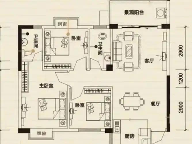 可月付精装三房两卫钥匙在脖子上振宁现代鲁班近地铁
