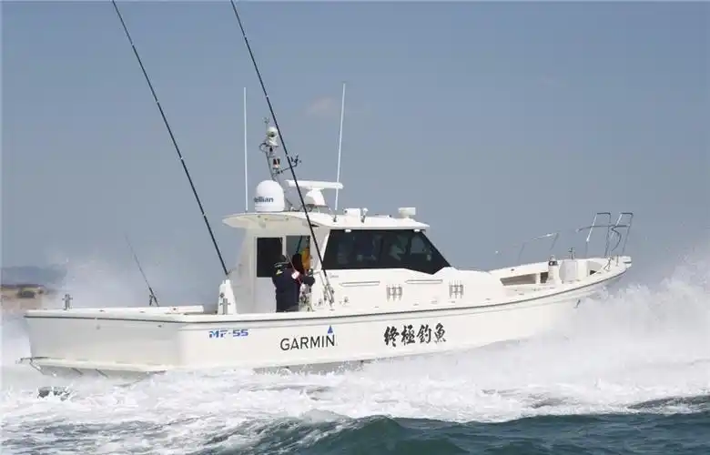 凌波造船16米游钓艇mf55远海钓鱼艇商业船内机高速艇