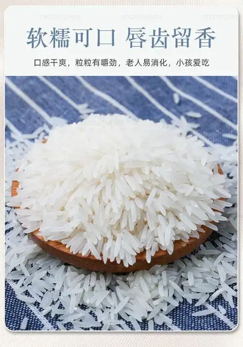 台山丝苗大米10kg21年新米五星广东象牙小农油粘米煲仔饭专用 【五星