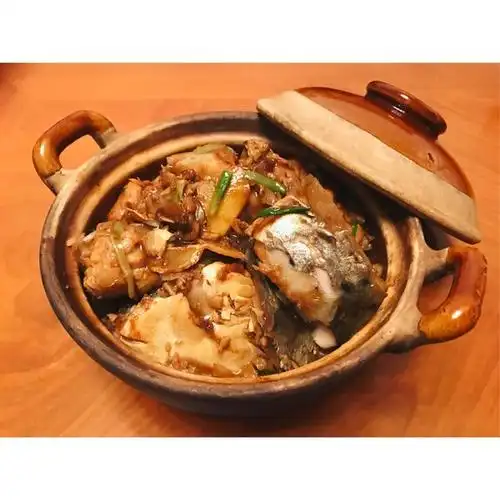 搜狗桑_做的啫啫三文鱼头煲