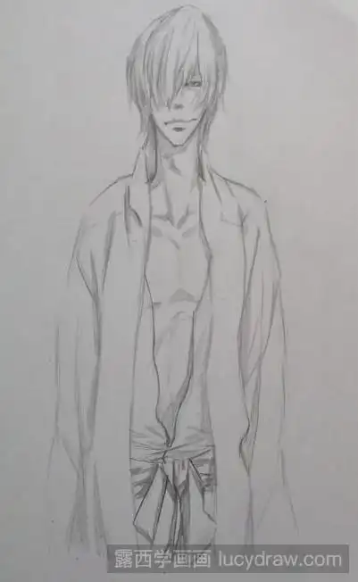 教你画酷炫的动漫帅哥