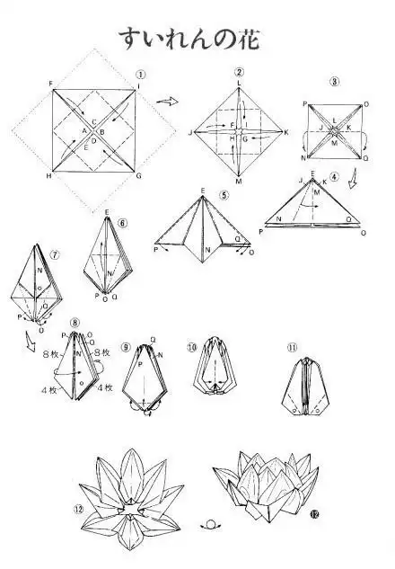 金银纸怎么折莲花