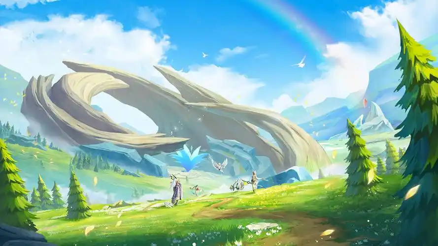 王者荣耀六周年庆 游戏风景原画高清壁纸