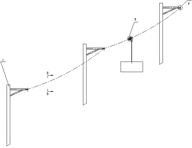 适合山地搬运使用的自走式索道装置的制作方法
