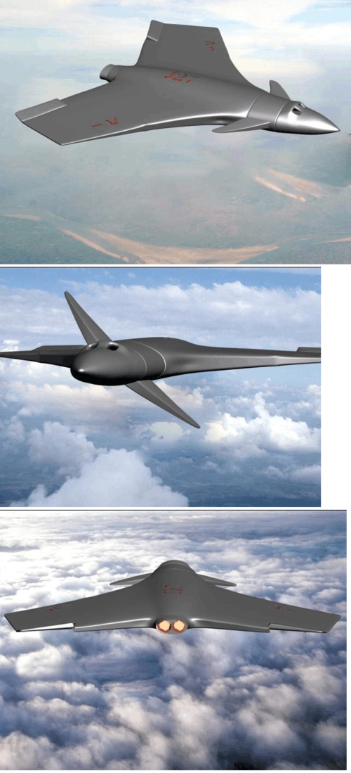 飞翼布局式无人战斗机——j27 雷蛇