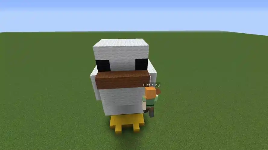 活动  还原我的世界动物(二):鸡妈妈