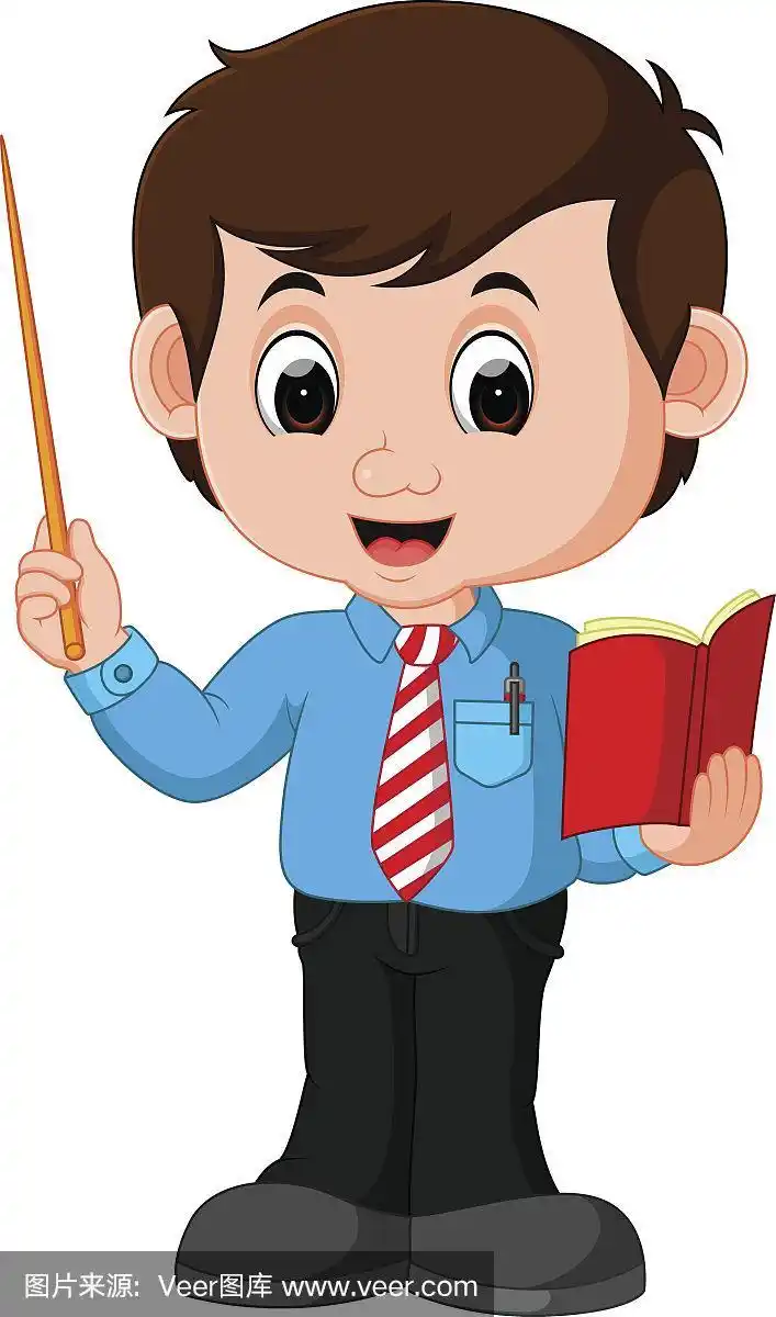 卡通,教师,男性,研究会,可爱的