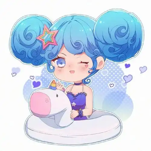 王者荣耀头像小乔缤纷独角兽星元套装