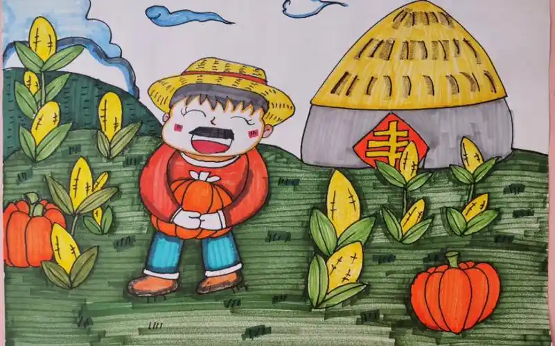 【儿童画】 丰收超全的简笔画教程,可可爱爱的一学就会!