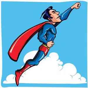 超人飞卡通超人飞行飞照片