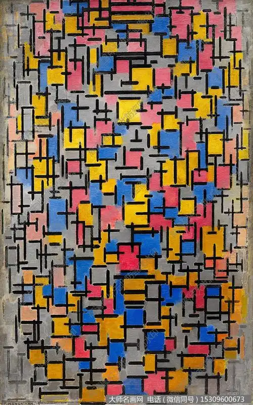 蒙德里安油画作品高清26下载