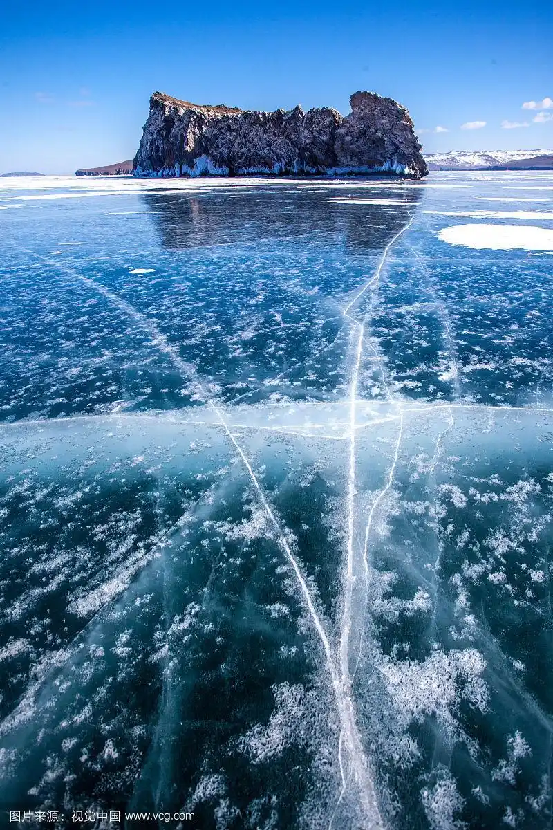 贝加尔湖蓝冰