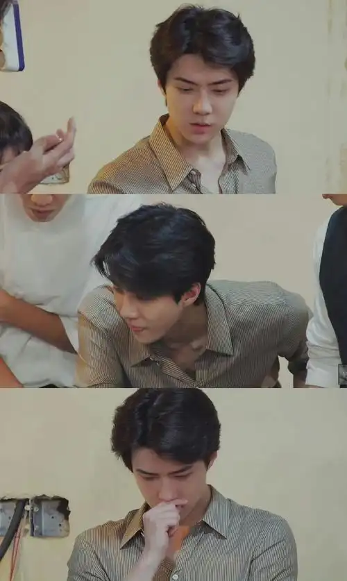 吴世勋#丨#每日一勋#综艺《犯人就是你》的画报人生04