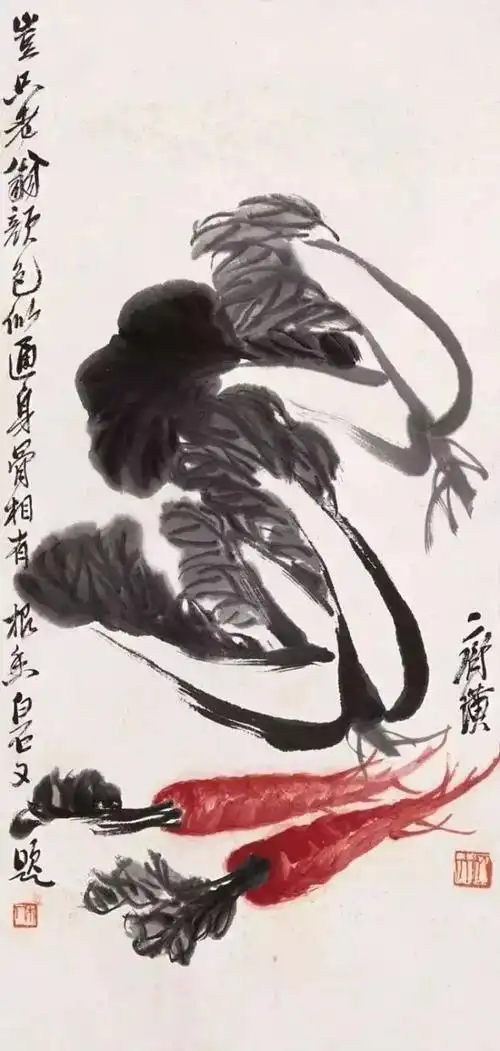 ♨️齐白石画白菜——菜根香处最相思 - 美篇
