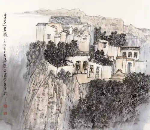 中国美协中国画艺委会满维起写生作品赏析