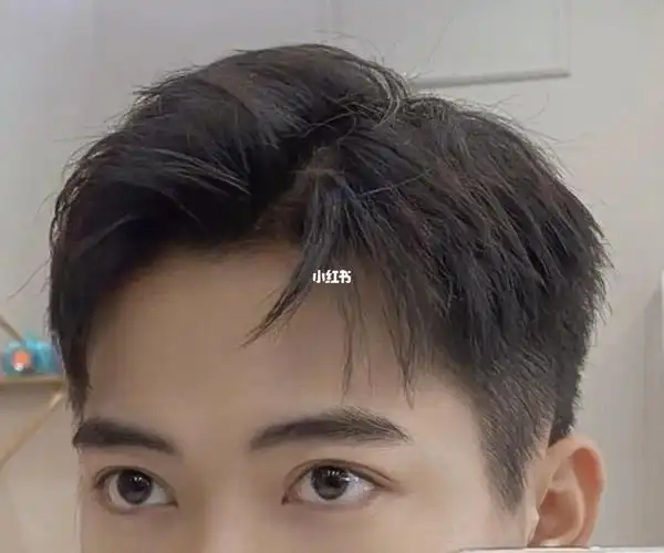 之前比较懒 发型都是往一边梳这次趁着修剪头发 让发型师弄了下两边