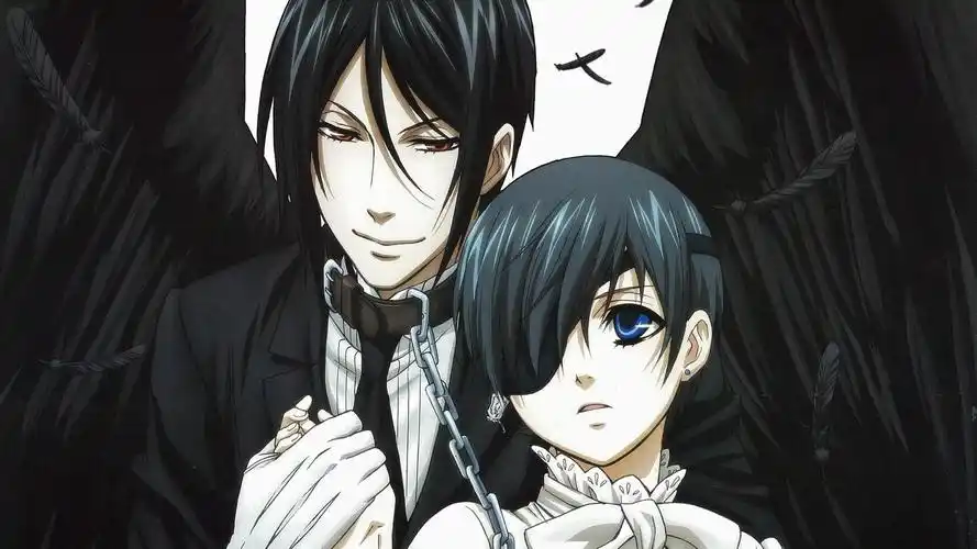 黑执事暗黑风格帅气动漫桌面壁纸