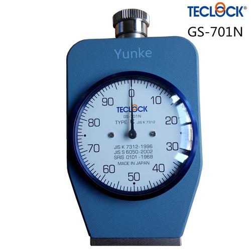 日本teclock 得乐 gs-701n 硬度计 橡胶硬度计邵氏a型硬度计