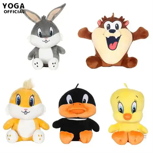 正版乐一通兔八哥大嘴怪崔弟罗拉兔q版毛绒公仔可爱卡