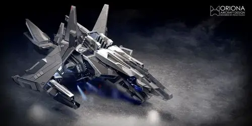 科幻战机概念设定oriona