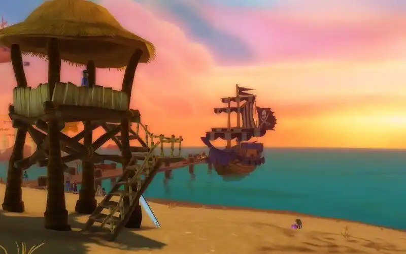 明媚的沙滩海岸___网络游戏_新浪游戏_新浪网