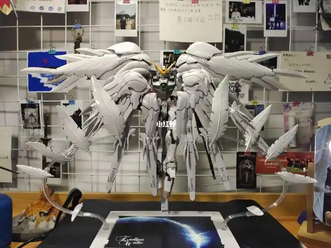 飞翼零式翅膀77ew的白雪姬配件包 往那一摆确实挺唬人的#我是高达控