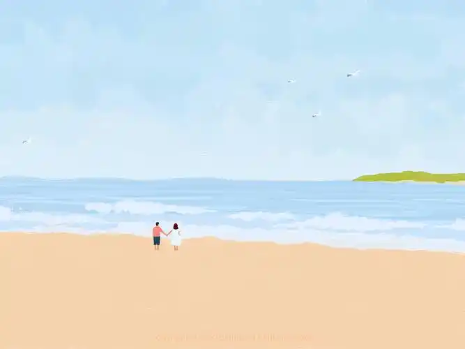 看海|插画|商业插画|一木白马 - 原创作品 - 站酷 (zcool)