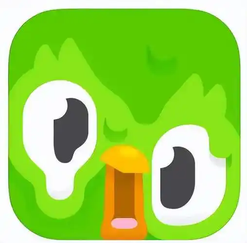 多邻国app图标变丧满脸皱纹真的笑不活了