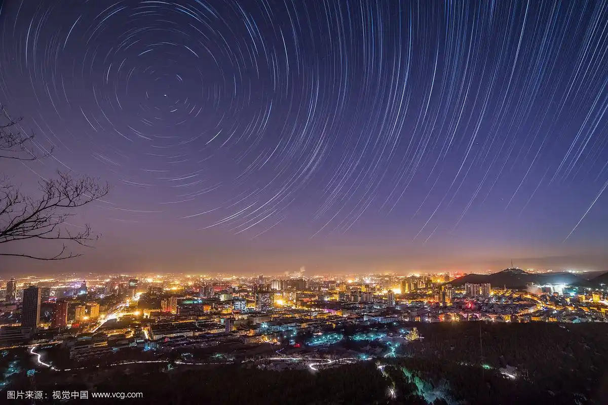 济南城市星空