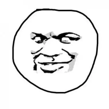 可爱搞怪头像简笔画 丑萌熊猫人头像