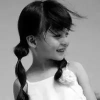 面带微笑的纯真小孩子懵懂的欧美可爱小萝莉头像图片精选