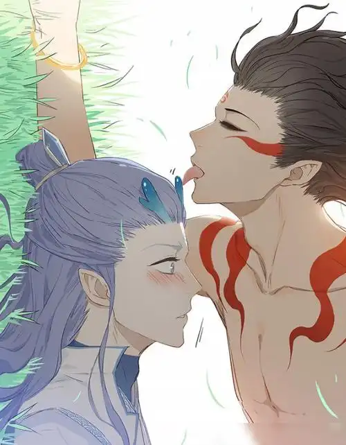 哪吒把敖丙的武器当糖本以为不好吃看到结局老脸都红了