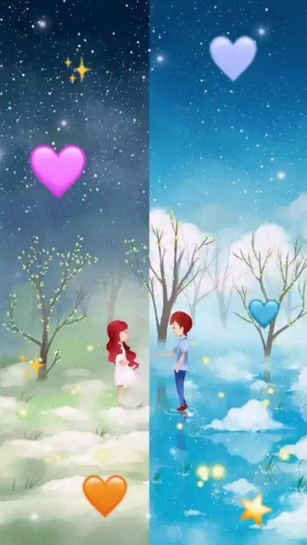 这么多好看的情侣聊天背景图不知道你看得