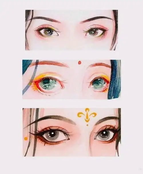 画眼睛动漫古风妖媚,古风眼睛画法动漫-图片大观-奇异网