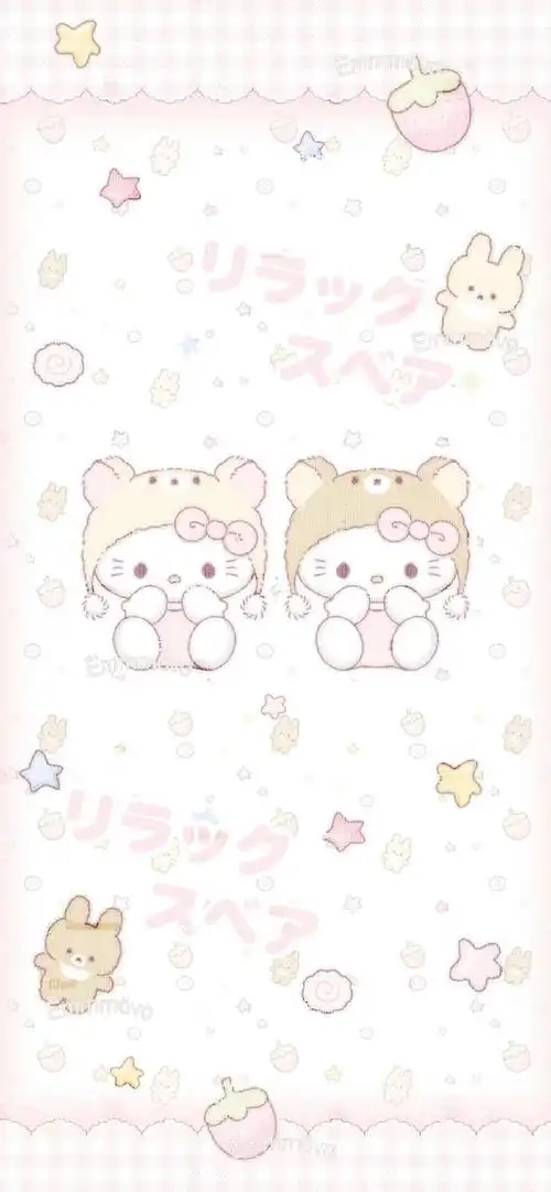 最近用滴超萌平铺聊天背景