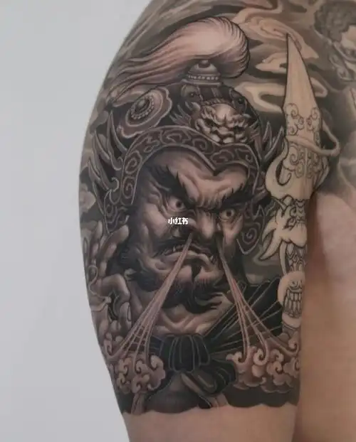 哼哈二将_纹身_刺青_我的纹身分享_美妆_彩妆_彩妆其他