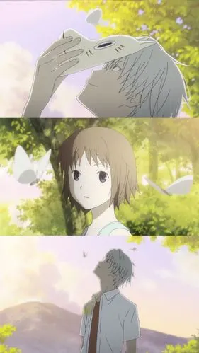 二次元壁纸会萤火之森iphone7/8/x/ iphone8/7 plus锁屏壁纸手机背景