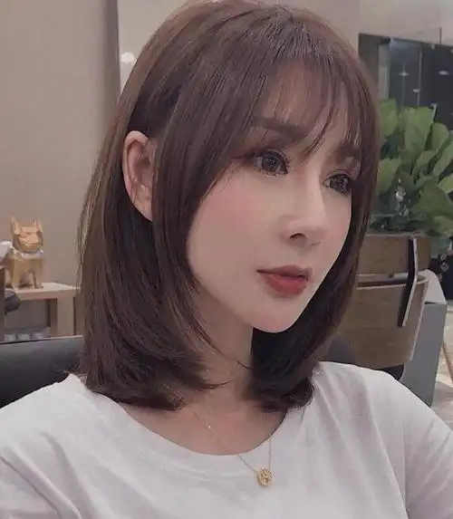 不用烫的锁骨发韩式,不用烫的锁骨发怎么打理