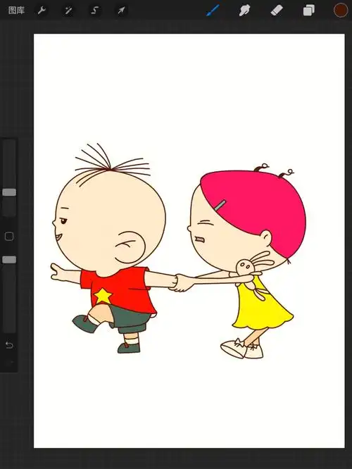 大耳朵图图ipad手绘