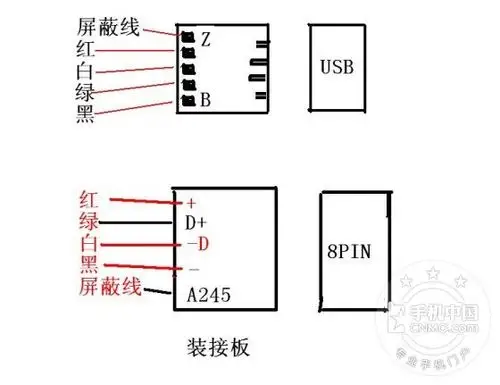 苹果充电器接线方式_接线图分享