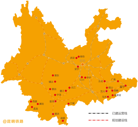 重磅!普洱这些地方以后都能坐高铁啦!